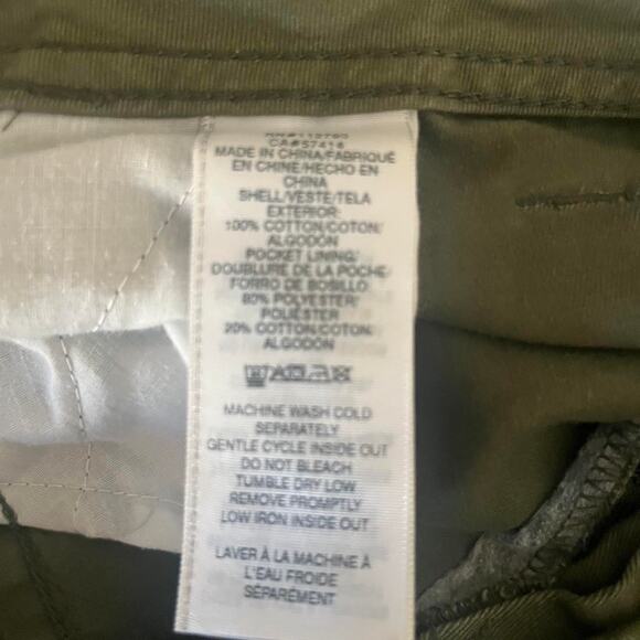 True Religion Military Green Utility Shorts 38 - Picture 5 of 6